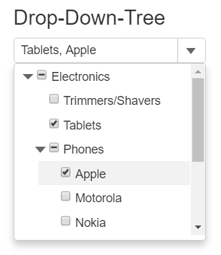 Drop-Down-Tree