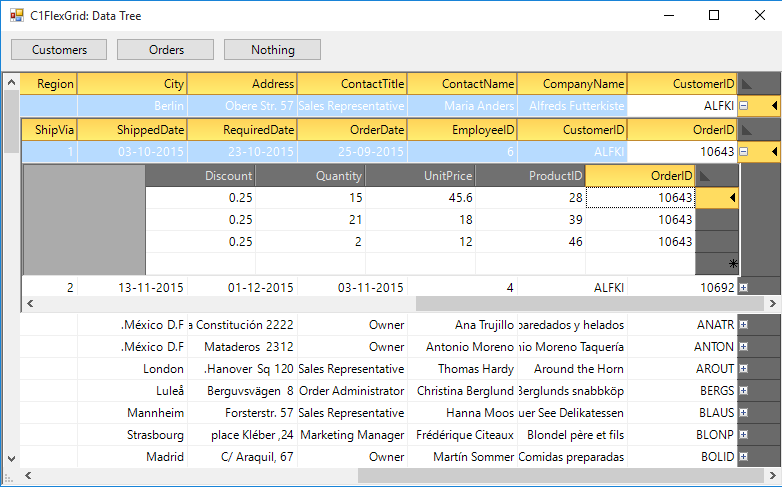 C1FlexGrid: Data Tree2