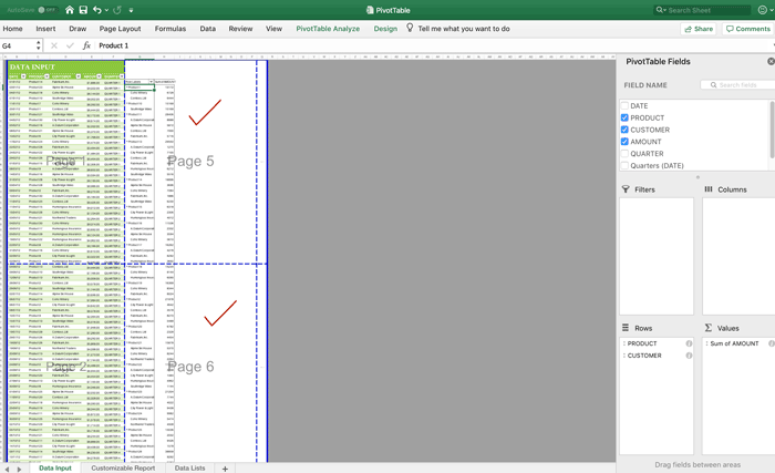 将 Excel 电子表格的指定页面打印为 PDF