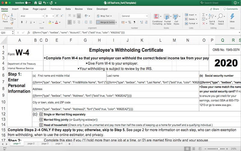 从 Excel 模板生成可填写的 PDF 表单 